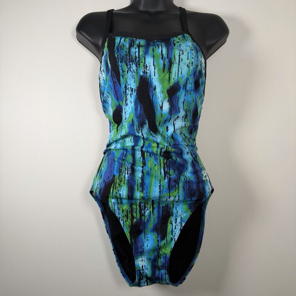 Speedo Flyback Endurance+ Blue/Green Size 36 / 10